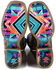 Image #2 - Tin Haul Women's Sizzling Aztec Western Boots - Broad Square Toe, Brown, hi-res
