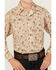 Image #3 - Rock & Roll Denim Boys' Paisley Print Long Sleeve Vintage Pearl Snap Western Shirt, Tan, hi-res