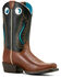 Image #1 - Ariat Boys' Futurity Fort Worth Western Boots - Square Toe, Brown, hi-res