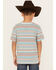 Image #4 - Rock & Roll Denim Boys' Allover Print Short Sleeve T-Shirt, Turquoise, hi-res