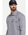 Cinch Men's FR Lightweight Check Print Long Sleeve Work Shirt - Big , , hi-res