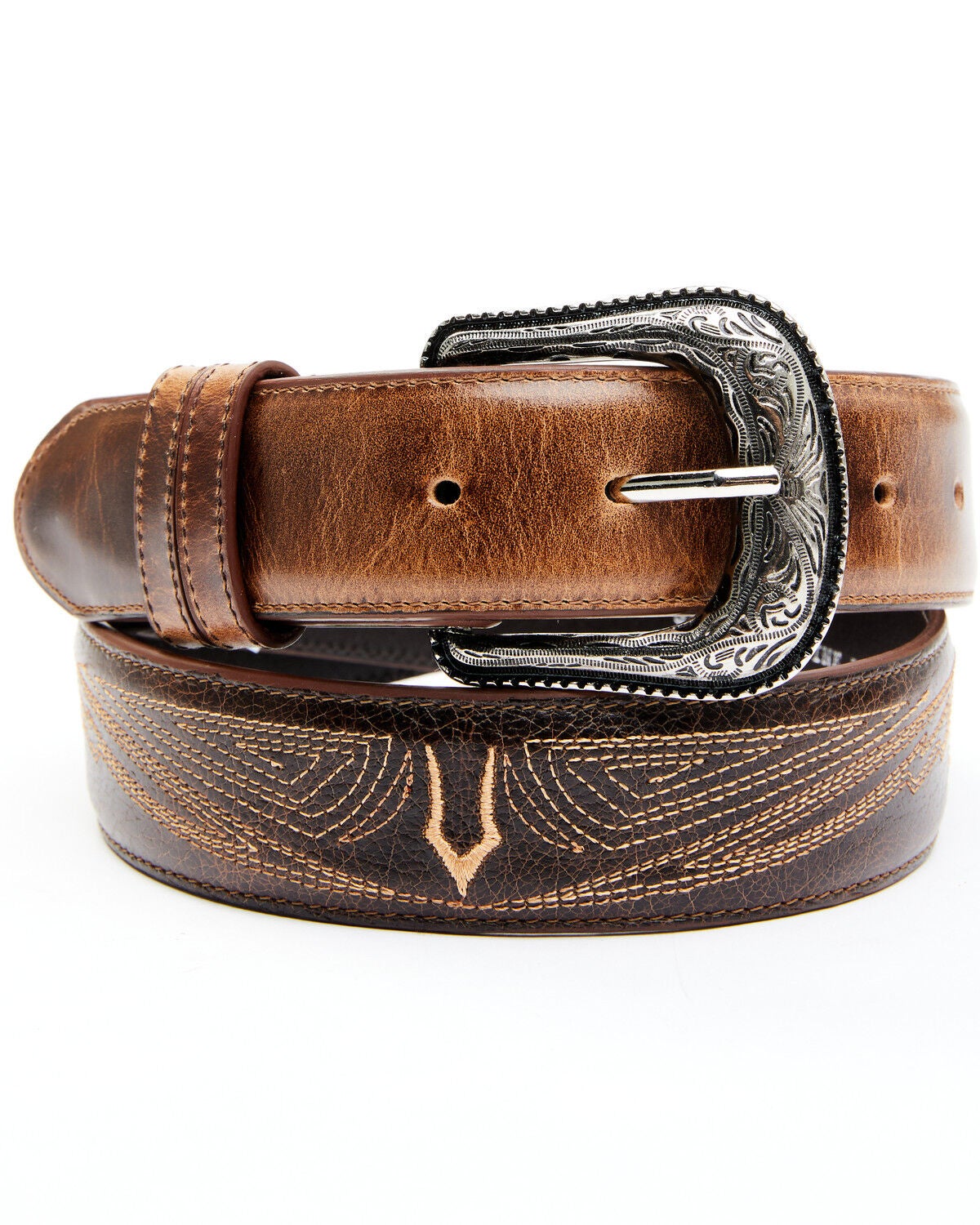 Cody James Men's Honey Western Belt, Honey, hi-res