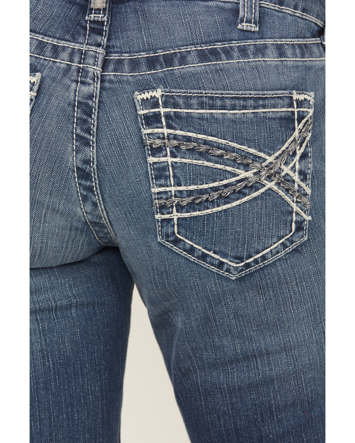 Image #4 - Ariat Women's FR Entwined Bootcut Jeans, Indigo, hi-res