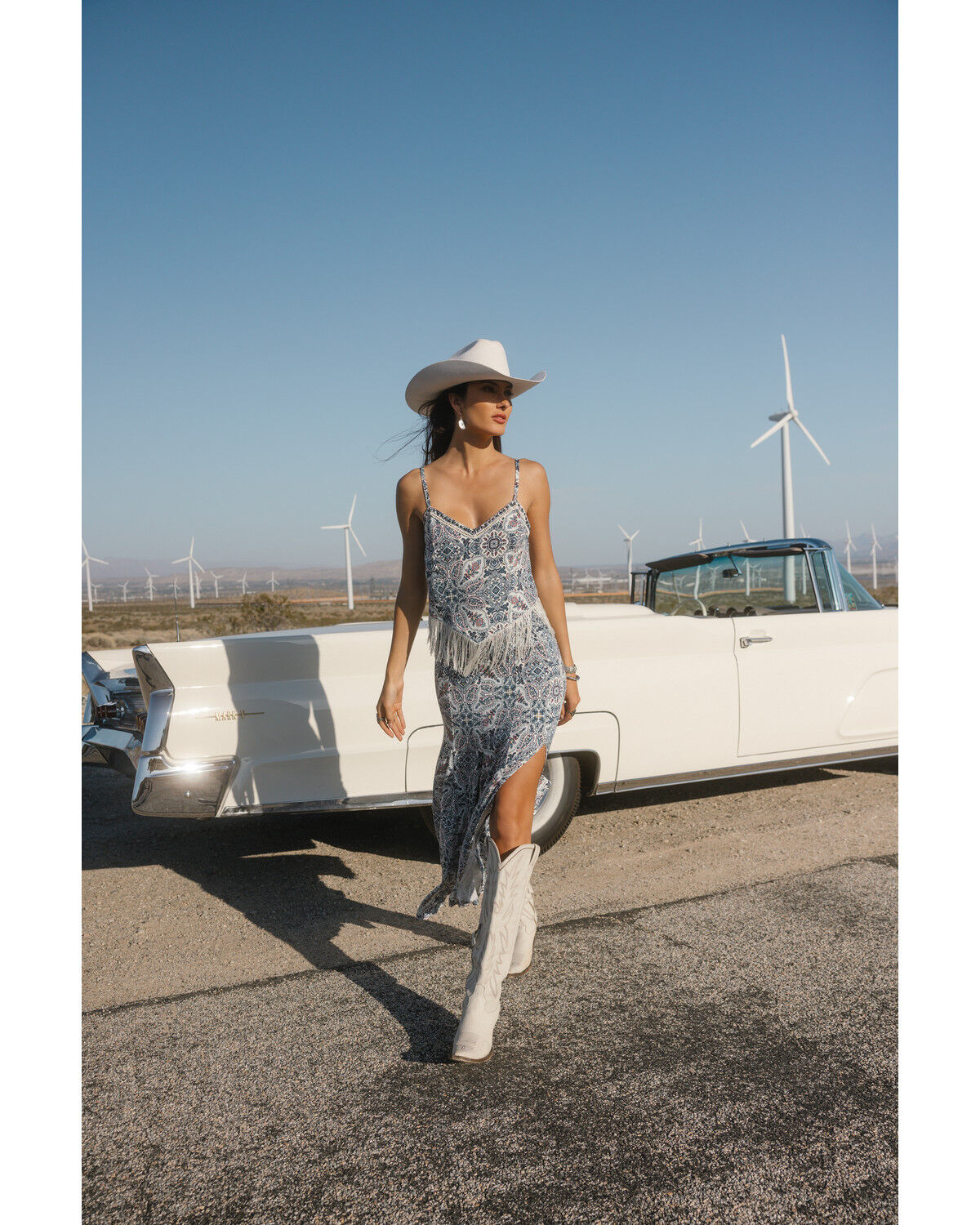 Image #1 - Idyllwind Women's Garrison Printed Maxi Skirt, Ivory, hi-res