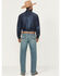 Image #3 - Cinch Men's Grant Medium Wash Relaxed Bootcut Performance Stretch Denim Jeans, Medium Wash, hi-res