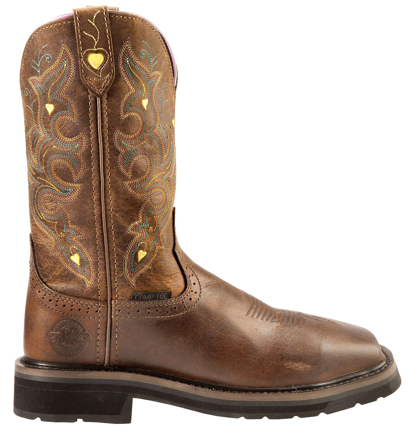 Justin Women's Sunney Pull On EH Work Boots - Composite Toe Justin Women's Sunney Pull On EH Work Boots - Composite Toe