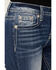 Image #4 - Miss Me Women's Medium Wash Dream Catcher Pocket Mid Rise Bootcut Stretch Denim Jeans, , hi-res