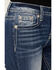 Image #4 - Miss Me Women's Medium Wash Dream Catcher Pocket Mid Rise Bootcut Stretch Denim Jeans , Medium Wash, hi-res