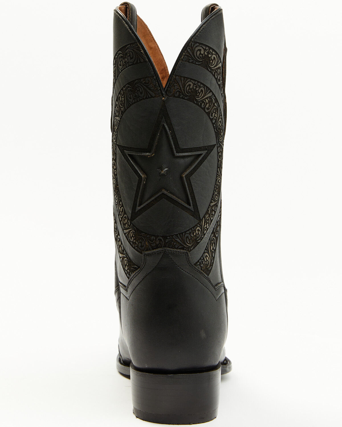 Image #5 - Dan Post Men's Basket Weave Western Boots - Snip Toe, , hi-res