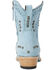 Image #5 - Lane Women's Cossette Western Booties - Snip Toe, Blue, hi-res