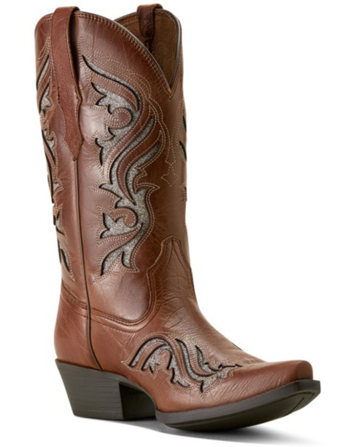 Ariat Women's Heritage Bliss Western Boots - Snip Toe, Brown, hi-res