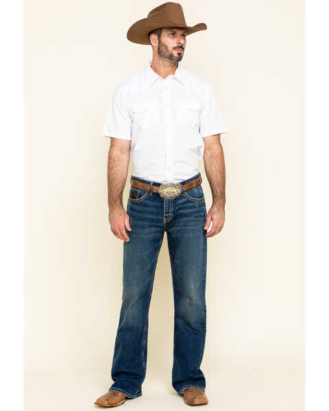 Image #6 - Gibson Men's White Water Short Sleeve Shirt - Tall, White, hi-res