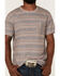 Image #3 - Rock & Roll Denim Men's Striped Short Sleeve Pocket T-Shirt, Charcoal, hi-res