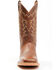 Image #4 - Justin Men's Carsen Camel Brown Cowhide Performance Leather Western Boots - Square Toe, , hi-res