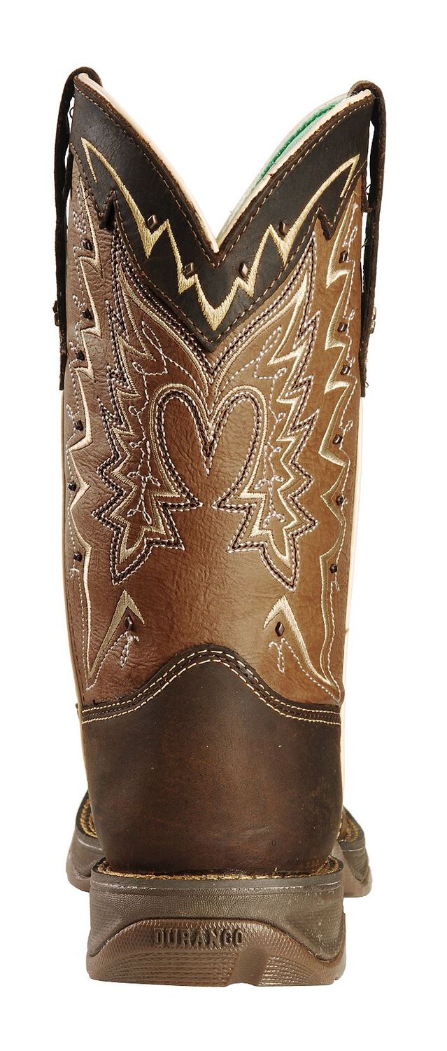 Image #7 - Durango Women's Let Love Fly Rebel Western Performance Boots - Broad Square Toe, , hi-res