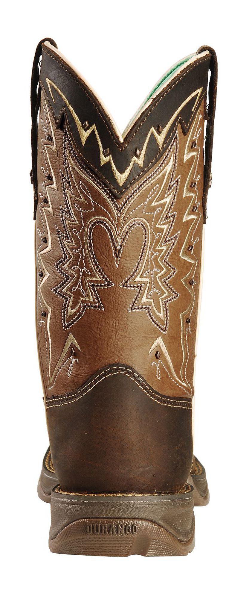 Image #7 - Durango Women's Let Love Fly Rebel Western Performance Boots - Broad Square Toe, , hi-res