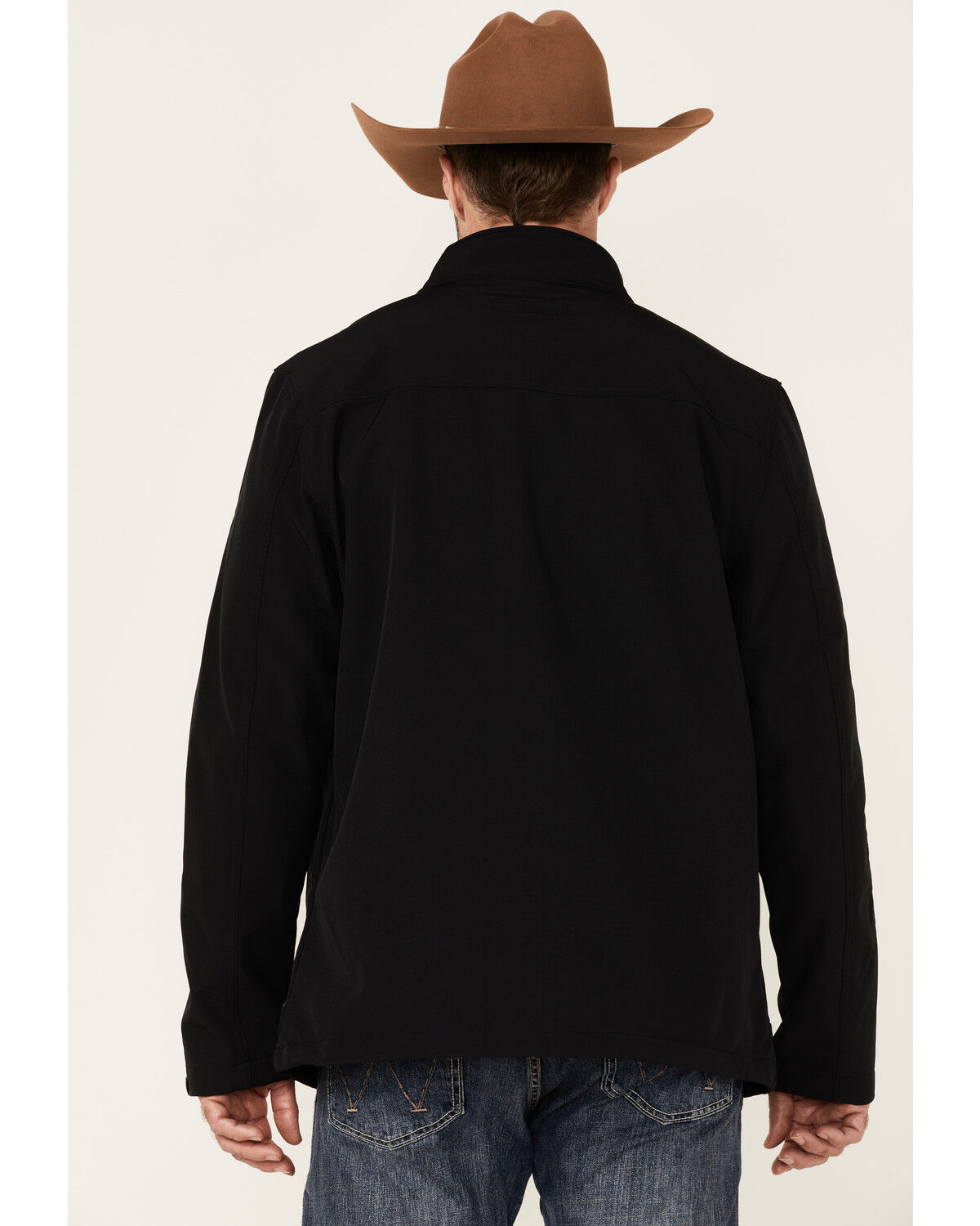Image #4 - Cody James Core Men's Serape Logo Sleeve Zip-Front Steamboat Jacket, Black, hi-res