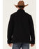Image #4 - Cody James Core Men's Serape Logo Sleeve Zip-Front Steamboat Jacket , Black, hi-res