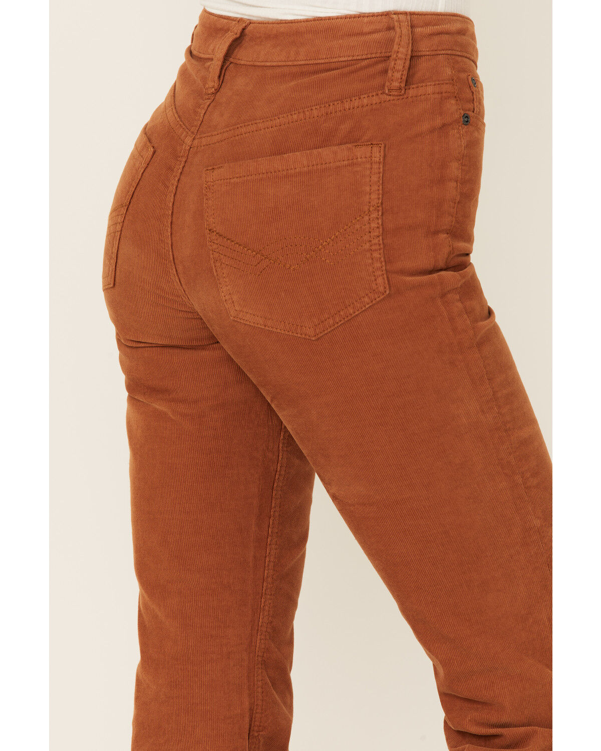 Image #3 - Idyllwind Women's Pecan High Rise Flare Stretch Corduroy Jeans, Pecan, hi-res