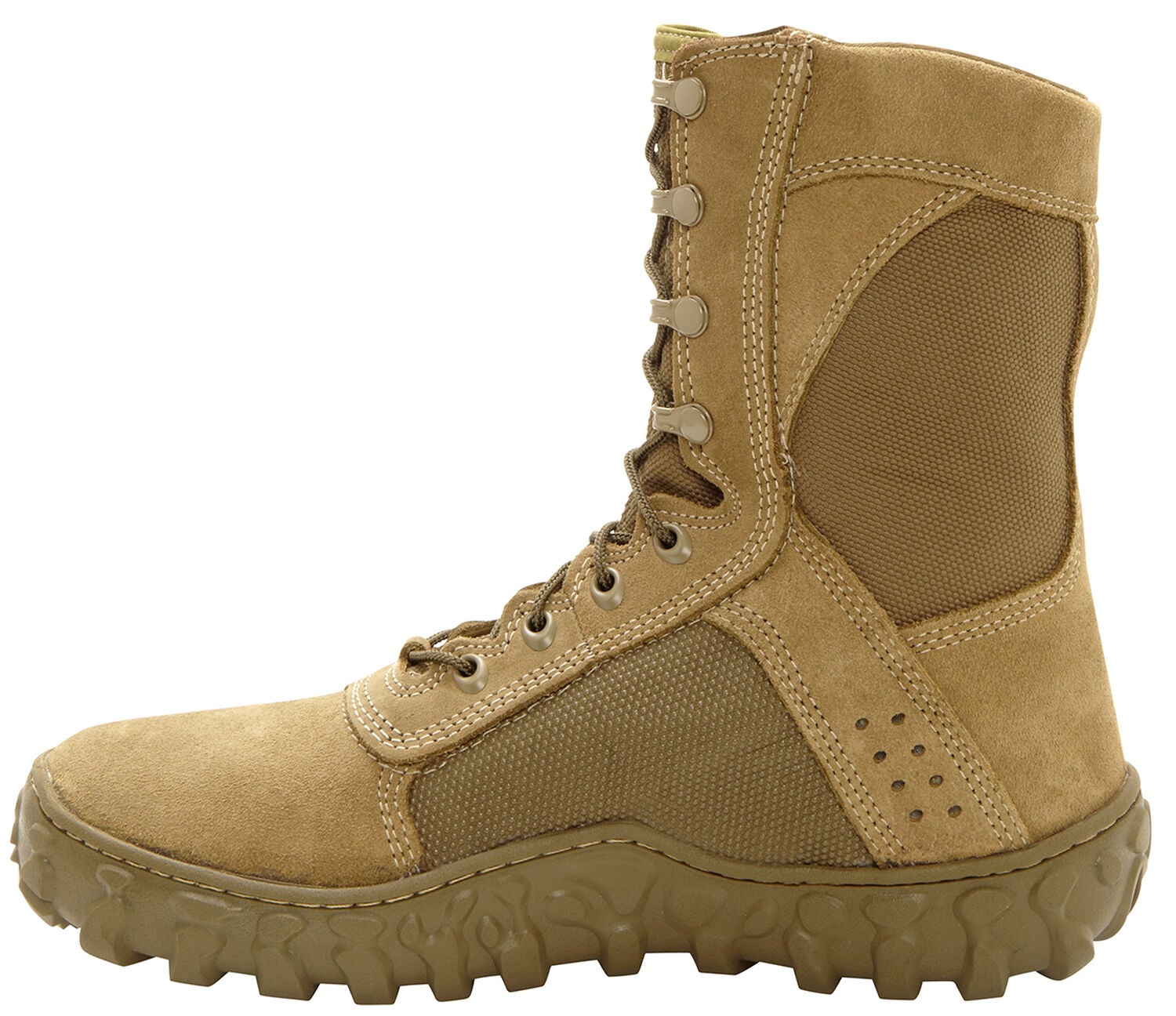 Image #3 - Rocky S2V Tactical Military Boots - Steel Toe, Brown, hi-res