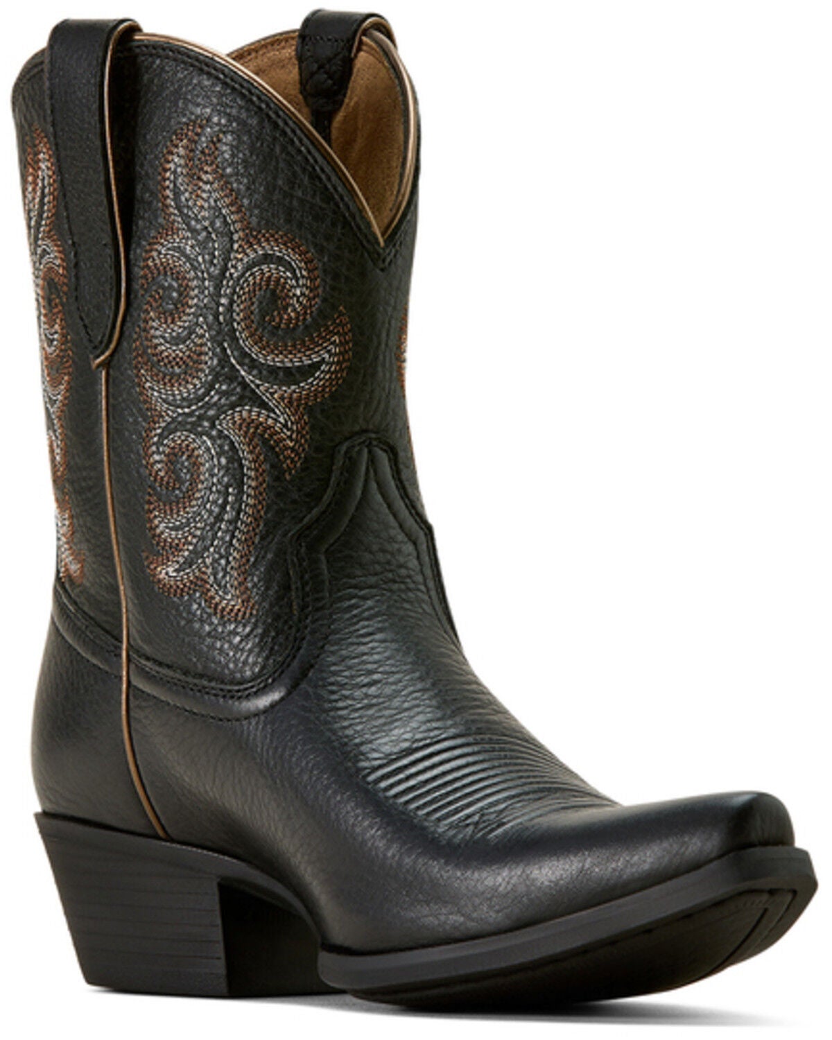 Image #1 - Ariat Women's Lacona Western Booties - Snip Toe, Black, hi-res