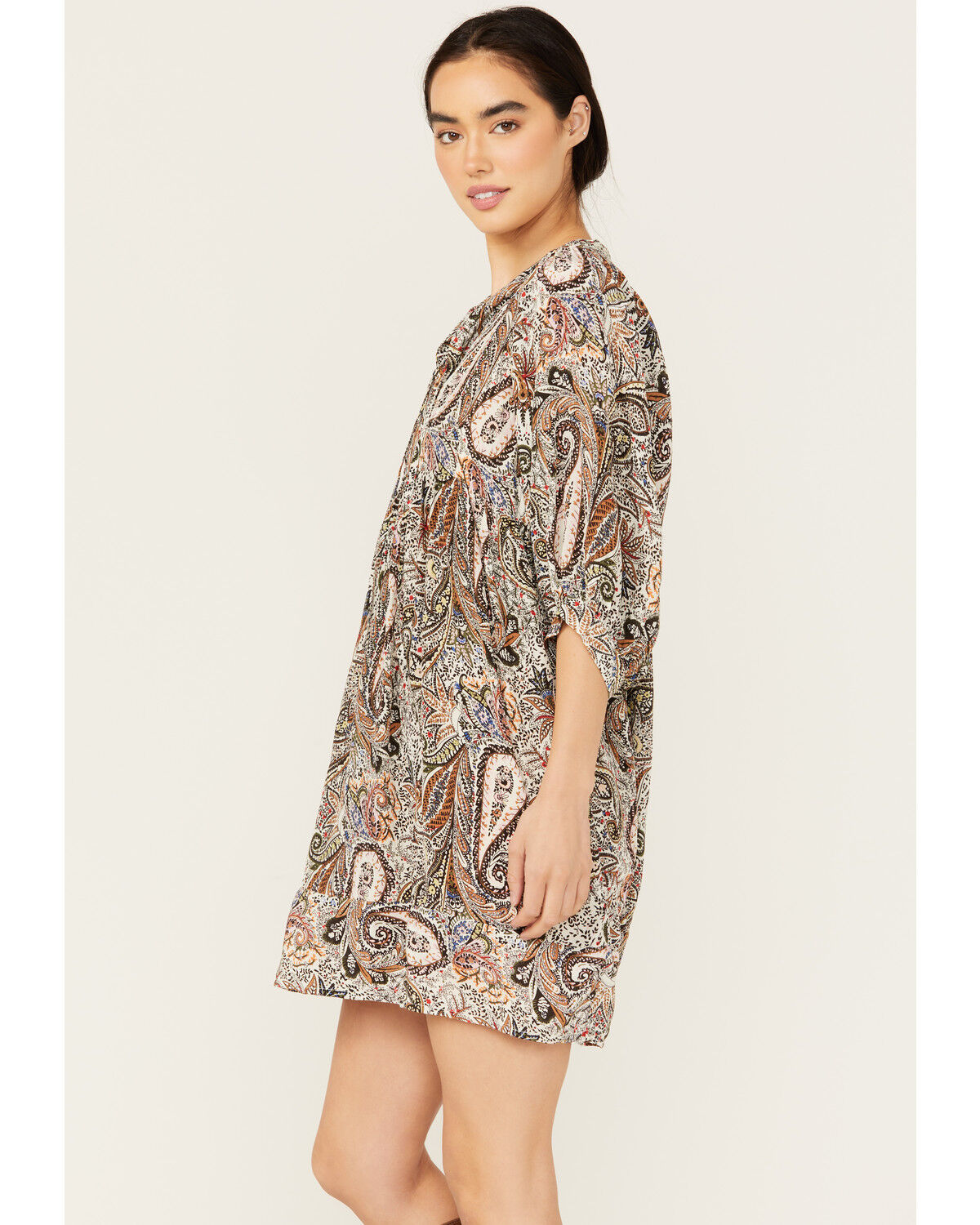 Image #2 - Revel Women's Paisley Print Mini Dress, , hi-res