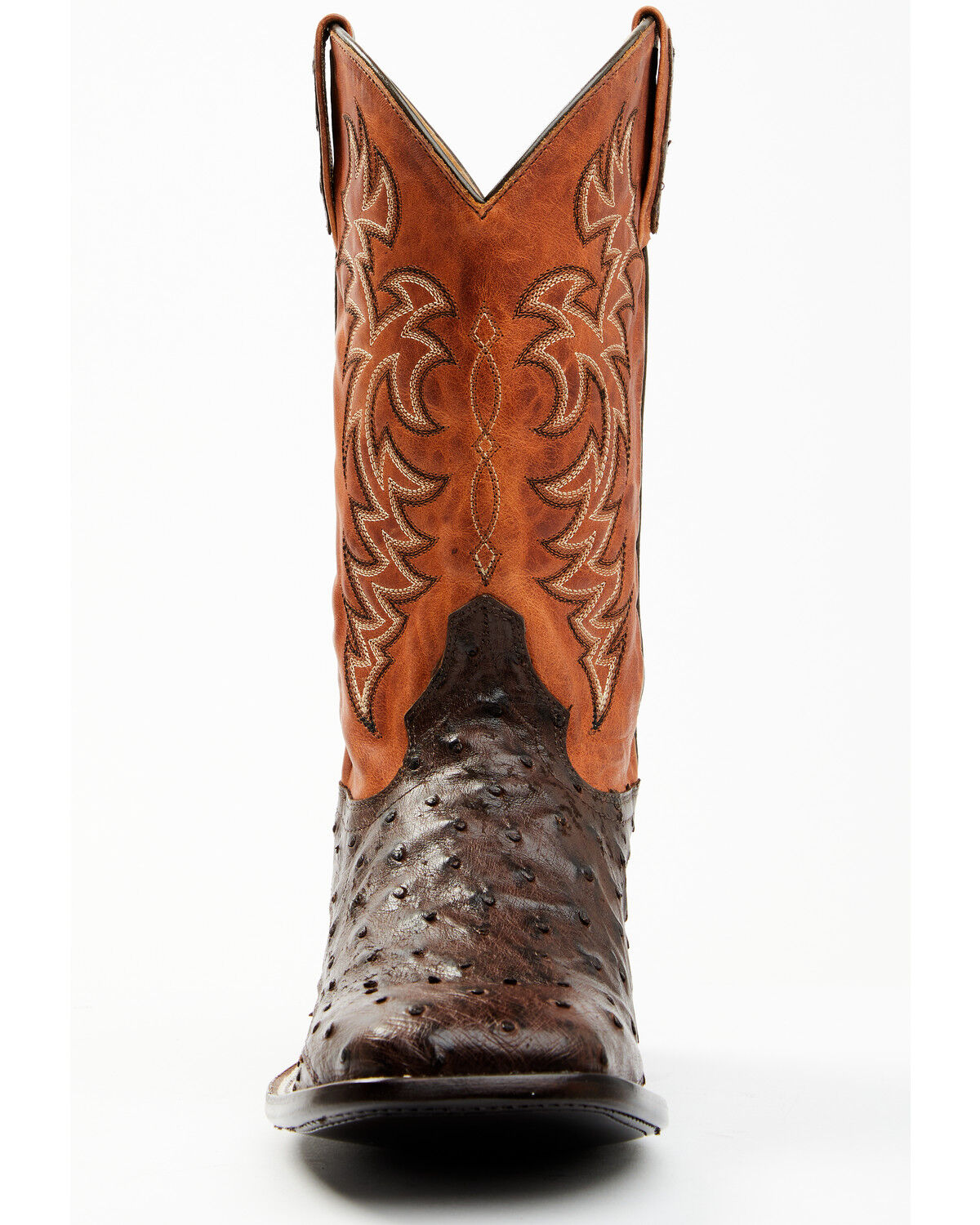 Image #4 - Cody James Men's Sienna Genuine Ostrich Exotic Western Boots - Broad Square Toe, , hi-res