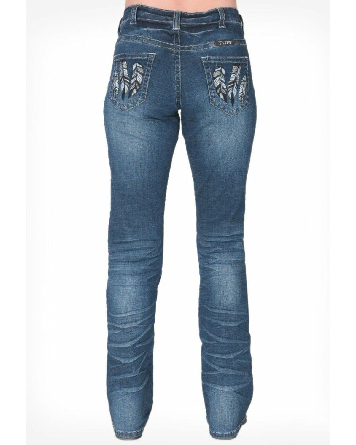 Image #3 - Cowgirl Tuff Women's Fly High Bootcut Jeans, Blue, hi-res