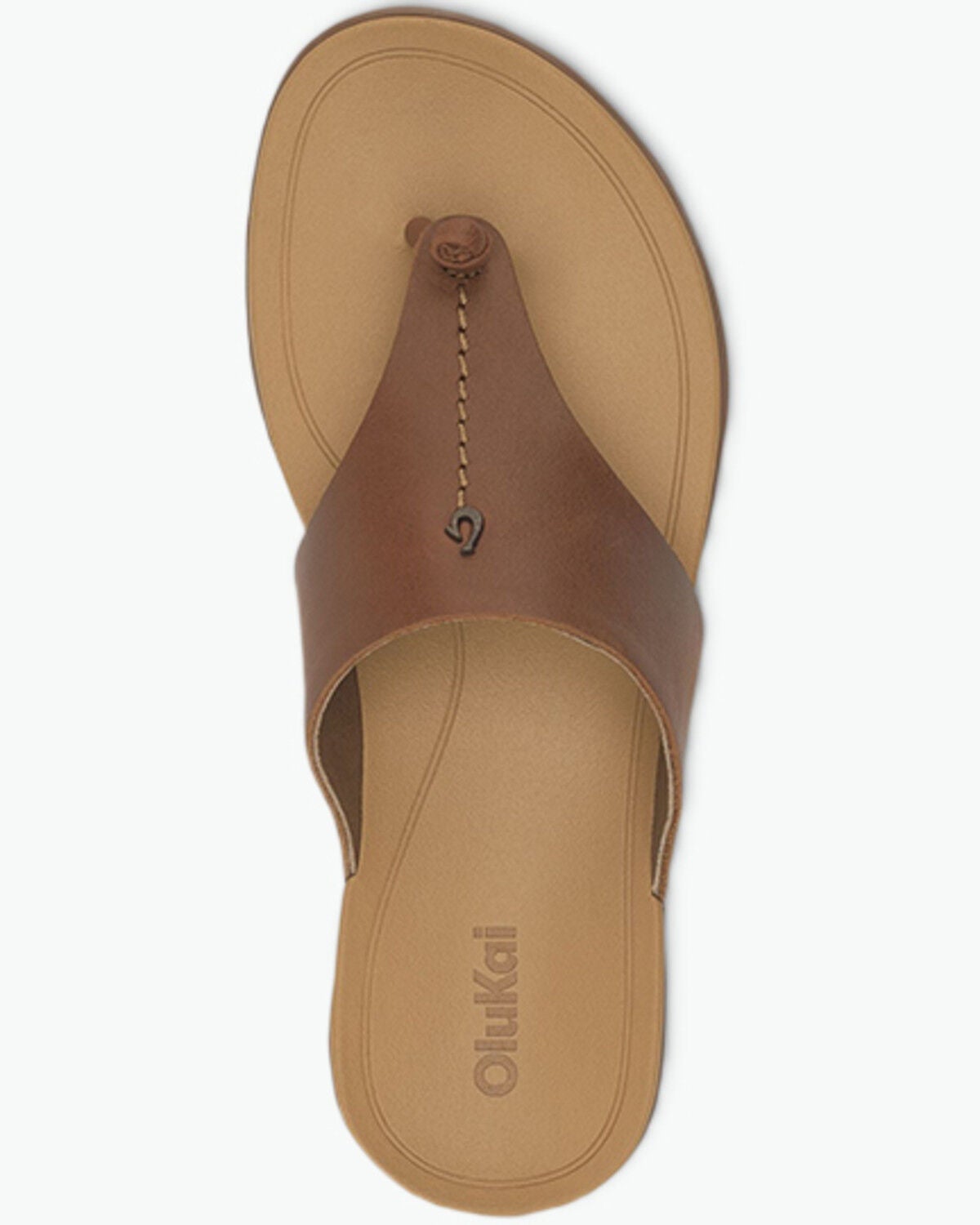 Image #3 - OluKai Women's Ho&lsquo;ōpio Mele Sandals, Brown, hi-res