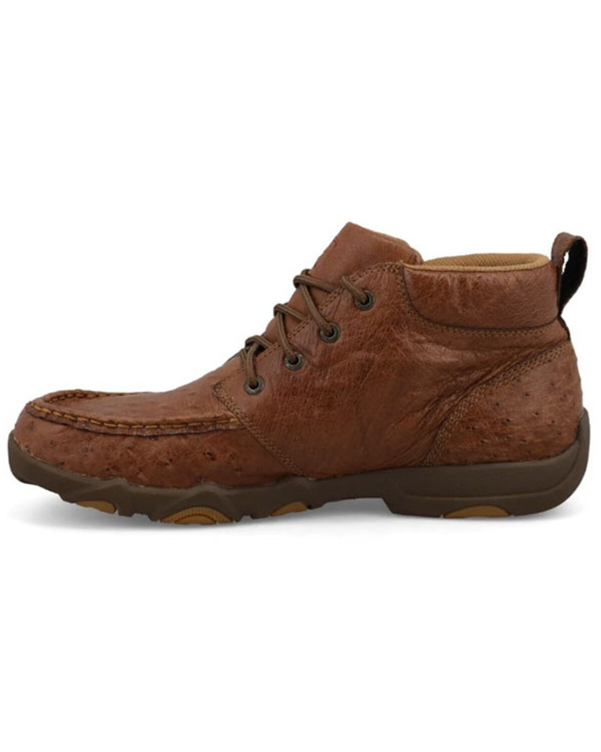 Image #3 - Twisted X Men's Chukka UltraLite X™ Driving Shoes - Moc Toe, Chestnut, hi-res