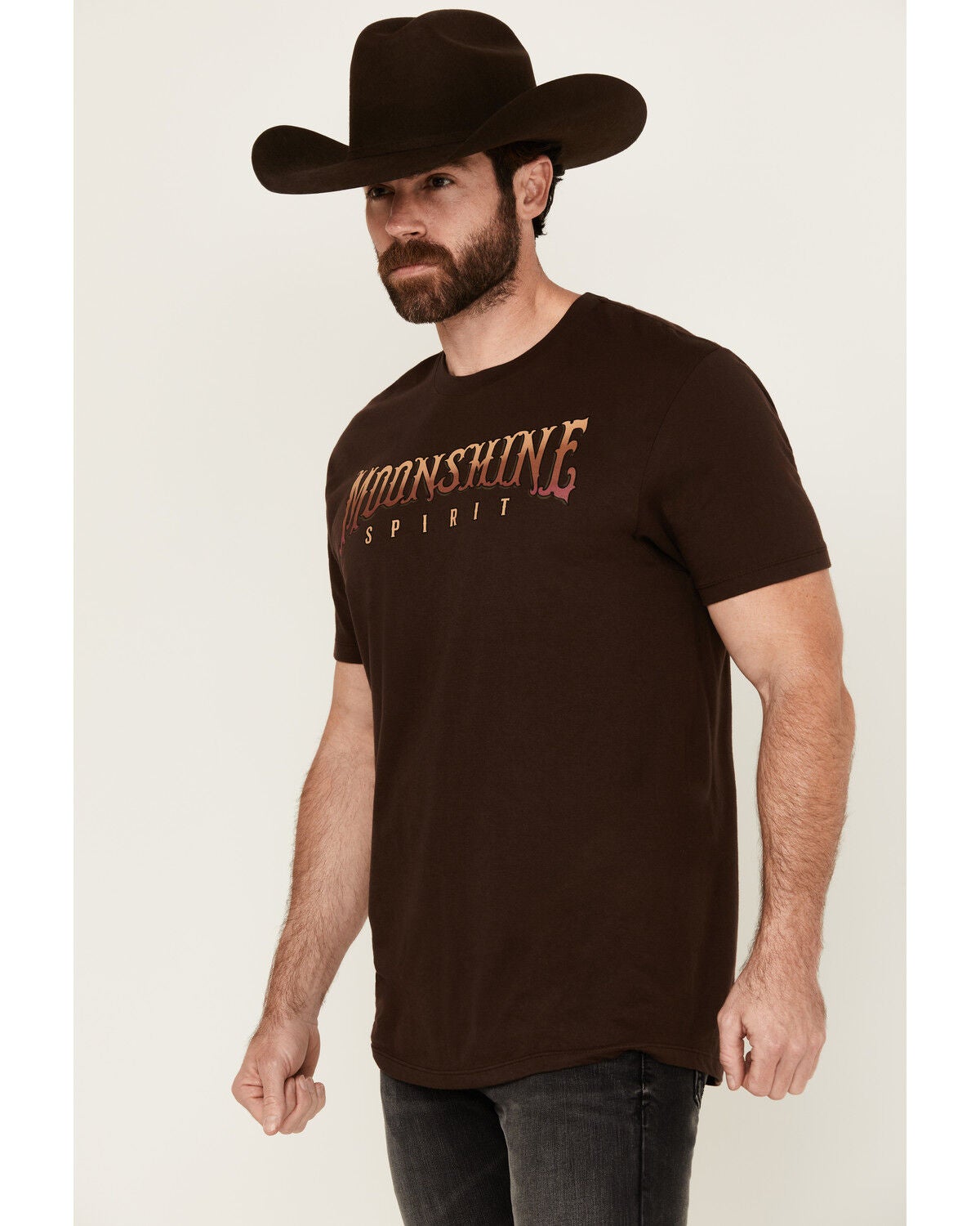 Image #2 - Moonshine Spirit&reg; Men's Come Alive Short Sleeve Graphic T-Shirt, Brown, hi-res