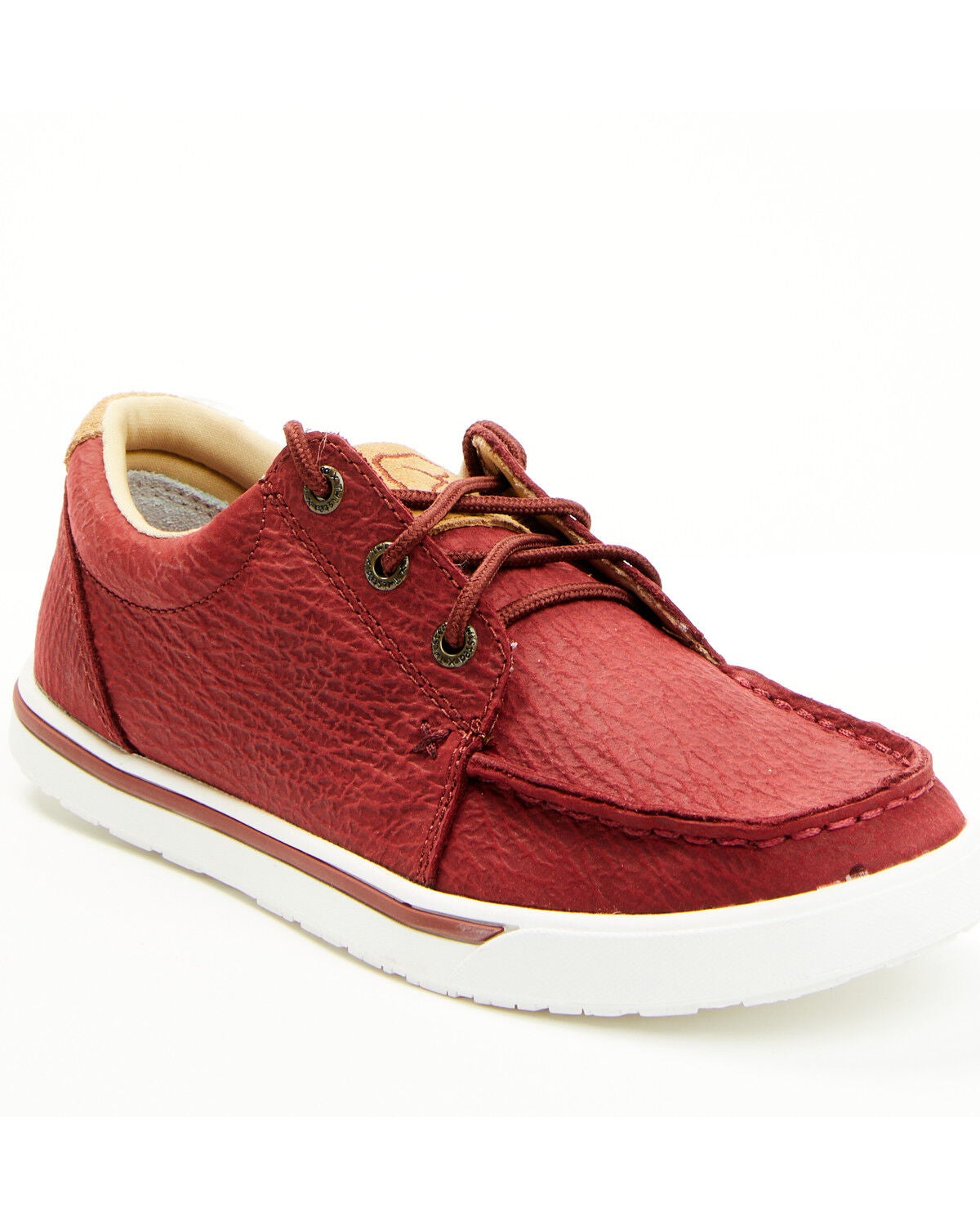 Twisted X Men's Kicks Casual Shoes - Moc Toe, Red, hi-res