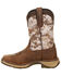 Image #3 - Durango Boys' Rebel Desert Camo Western Boots - Square Toe, Brown, hi-res