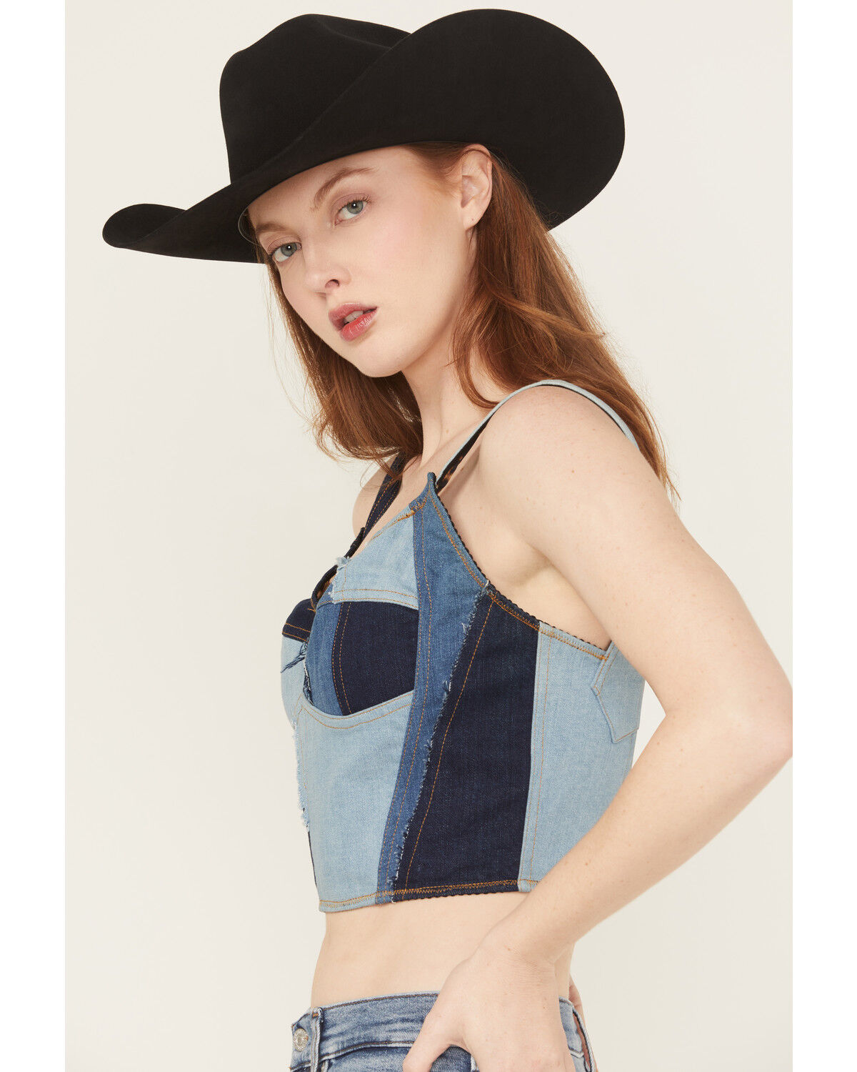 Image #3 - Blue B Women's Reversible Sleeveless Patchwork Top, Multi, hi-res
