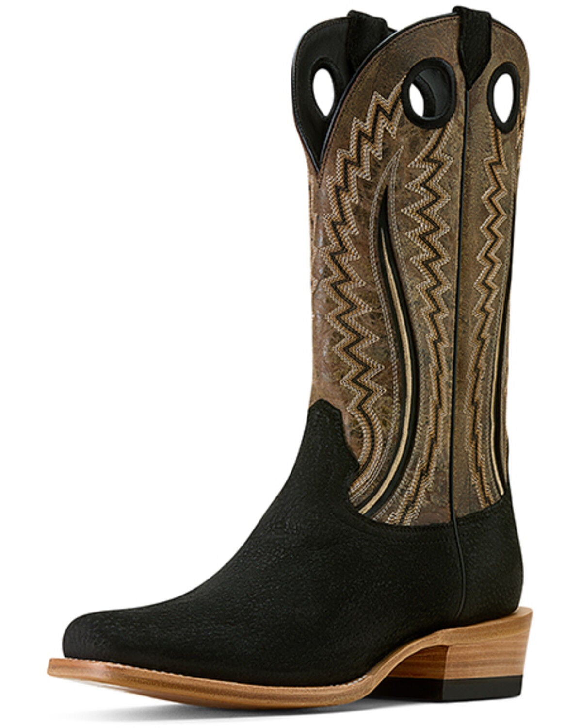 Image #2 - Ariat Men's Futurity Dualin Western Boots - Square Toe, Black, hi-res