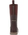 Image #5 - Muck Boots Women's Originals Tall Fleece Boots - Round Toe, Dark Brown, hi-res