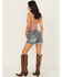 Image #1 - Grace In LA Women's Light Wash Mid Rise Americana Stretch Denim Jeans, Light Wash, hi-res