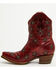 Image #3 - Black Star Women's Marfa Star Studded Western Booties - Snip Toe, Cherry, hi-res