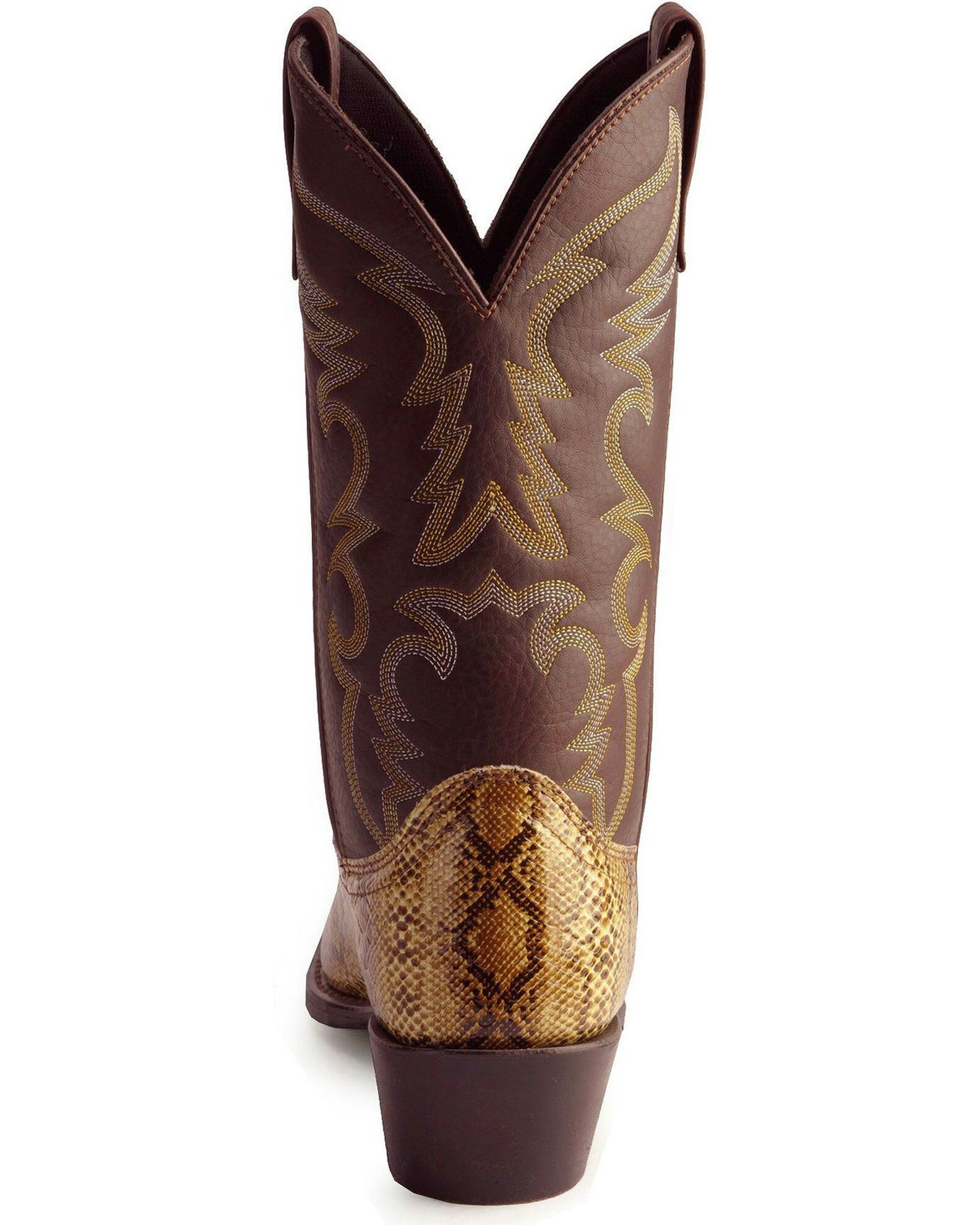 Laredo Men s Python Print Western Boots Pointed Toe Country Outfitter