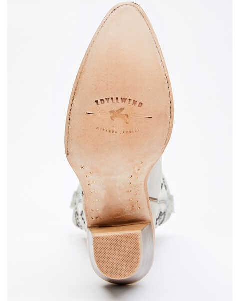 Image #7 - Idyllwind Women's Gambler Western Boots - Medium Toe, White, hi-res