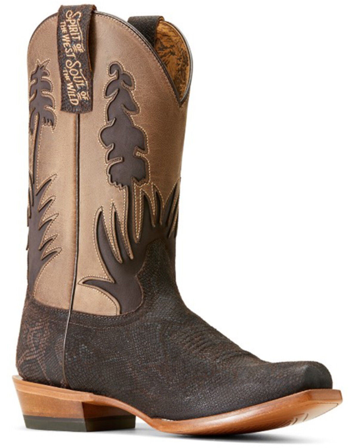 Image #1 - Ariat Men's High Stepper Sendero Western Boots - Square Toe, Brown, hi-res