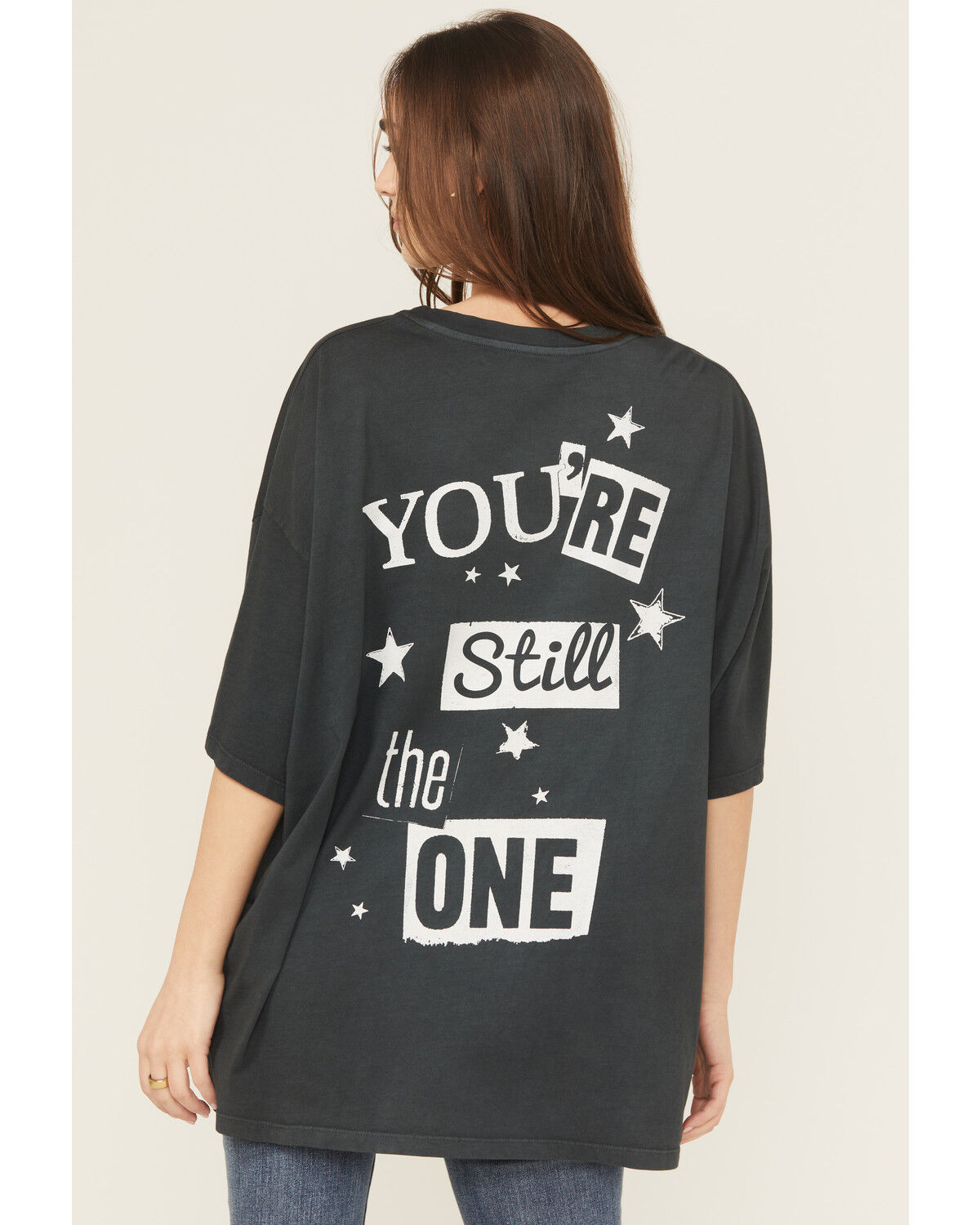 Image #4 - Day Dreamer Women's Shania Still The One Short Sleeve Graphic Tee, Black, hi-res