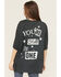 Image #4 - Day Dreamer Women's Shania Still The One Short Sleeve Graphic Tee, Black, hi-res
