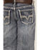 Image #4 - Rock & Roll Denim Boys' Medium Wash Straight Leg Denim Jeans , Blue, hi-res