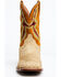 Image #4 - Dan Post Men's Exotic Sea Bass Skin Western Boots - Broad Square Toe, Brown, hi-res