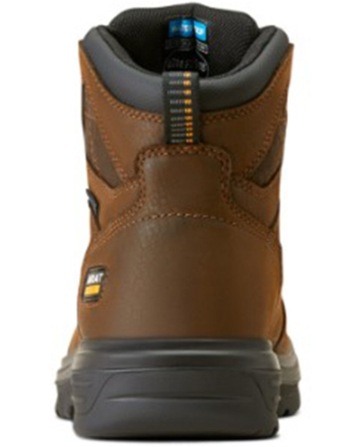 Image #3 - Ariat Men's Turbo 6" Waterproof Work Boots - Round Toe, Brown, hi-res
