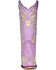 Image #4 - Corral Women's Embroidered Floral & Crystal Studded Tall Western Boots - Snip Toe, Light Purple, hi-res