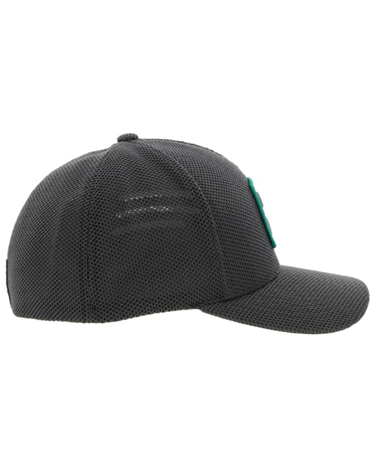 Image #5 - Hooey Men's Zeneith Logo Patch Flexfit Trucker Cap, Grey, hi-res