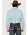 Image #4 - Wrangler Men's Paisley Print Long Sleeve Button-Down Stretch Western Shirt, Aqua, hi-res