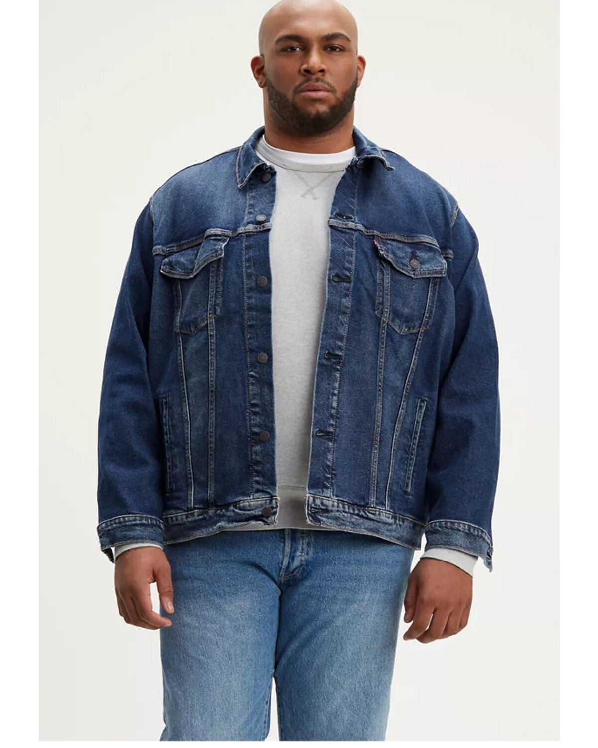 button down denim jacket